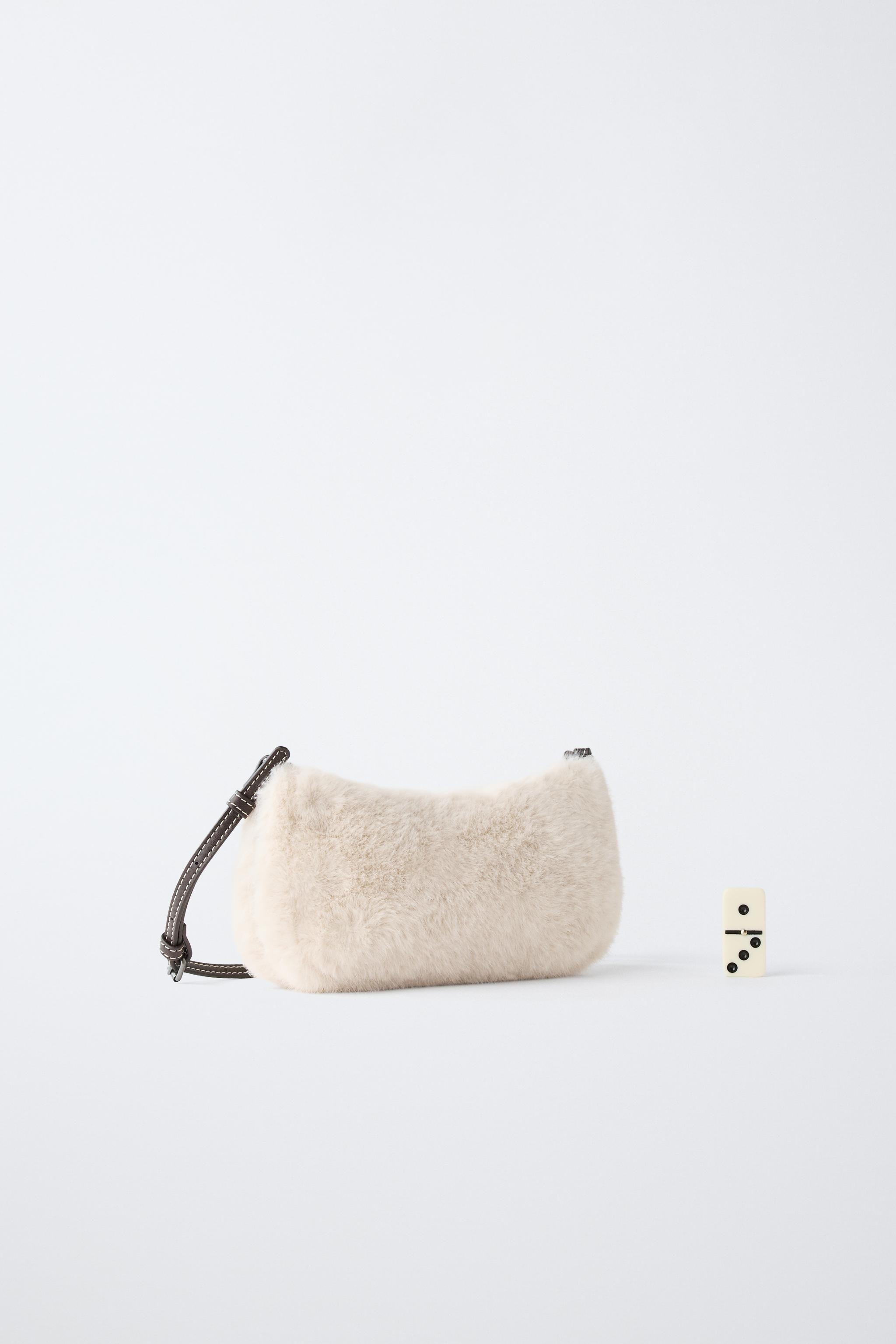 SAC SHOULDER EFFET FOURRURE